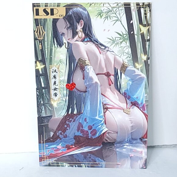 Boa Hancock Waifu Card Anime Girl Matchmaker LXP Rare Art Oversized Board A5 - Picture 1 of 4